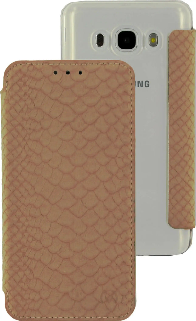 Mobilize Slim Gelly Booklet Samsung Galaxy J5 2016 Soft Snake Creamy Rose Mobilize