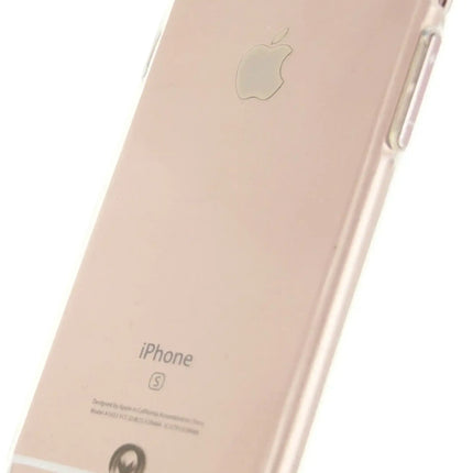 Mobilize Deluxe Gelly Case Apple Iphone 6/6S Clear Rose Gold Button Mobilize
