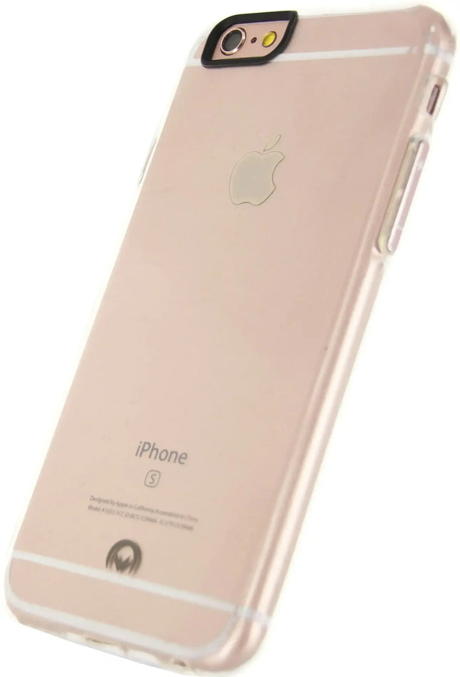 Mobilize Deluxe Gelly Case Apple Iphone 6/6S Clear Rose Gold Button Mobilize