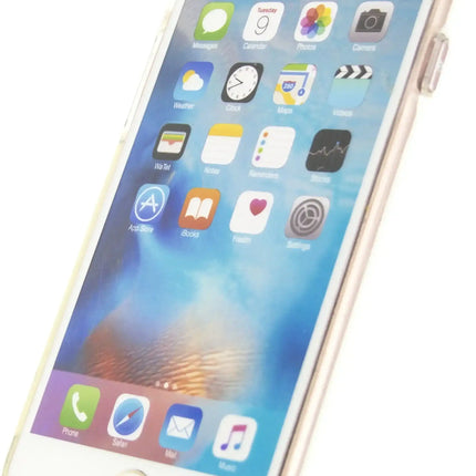 Mobilize Deluxe Gelly Case Apple Iphone 6/6S Clear Rose Gold Button Mobilize