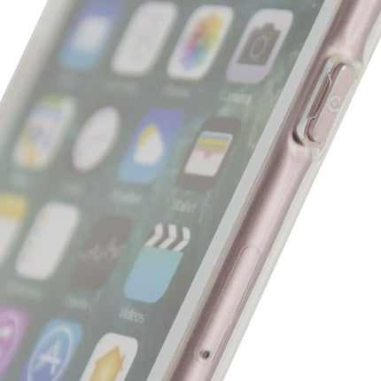 Mobilize Deluxe Gelly Case Apple Iphone 6/6S Clear Rose Gold Button Mobilize