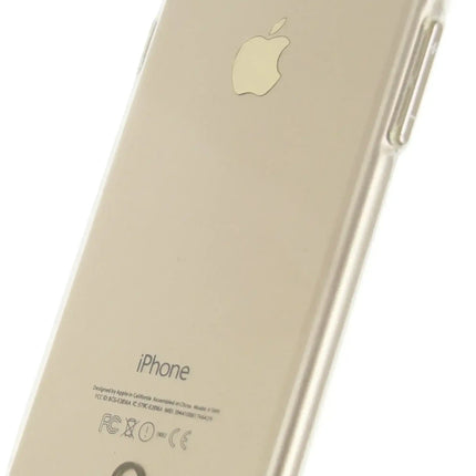 Mobilize Deluxe Gelly Case Apple Iphone 7/8/Se (2020/2022) Clear Gold Button Mobilize