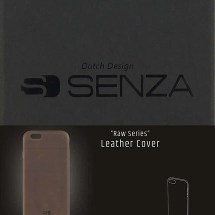 Senza Raw Leather Cover Apple Iphone 6/6S Chestnut Brown Senza