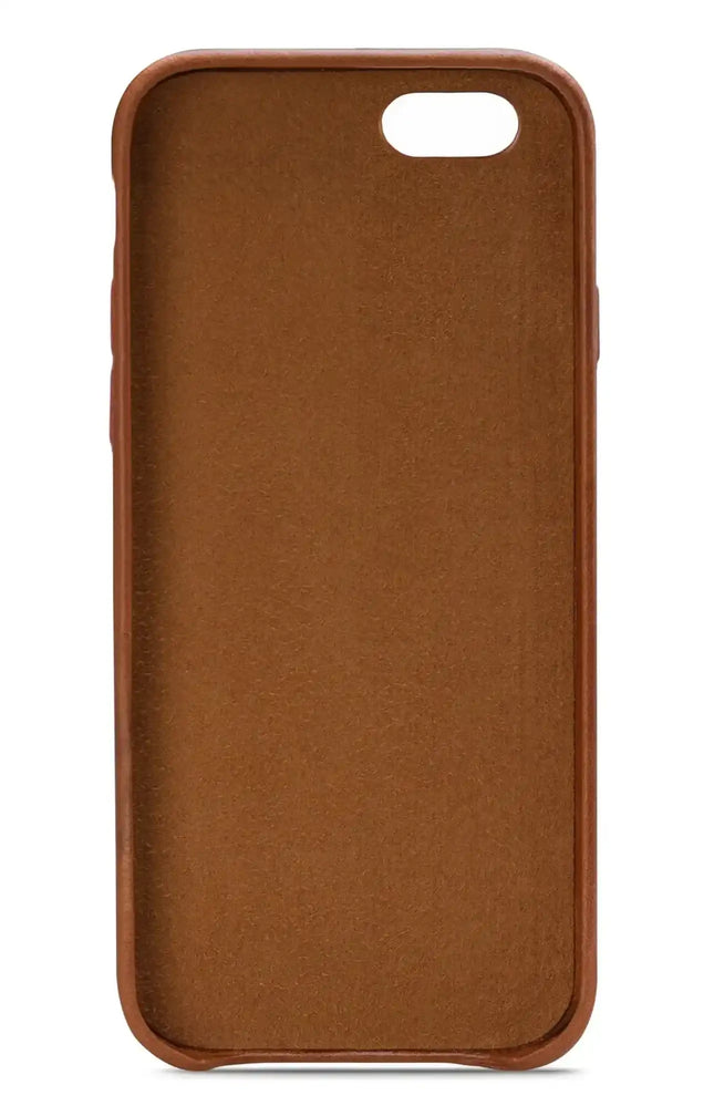 Senza Desire Leather Cover With Card Slot Apple Iphone 6/6S Burned Cognac Senza