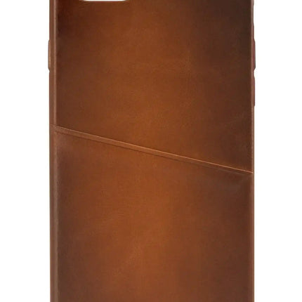 Senza Desire Leather Cover With Card Slot Apple Iphone 7/8/Se (2020/2022) Burned Cognac Senza