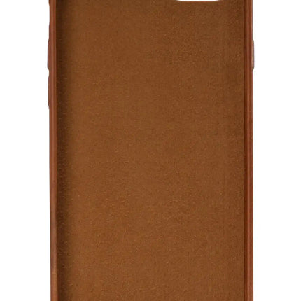 Senza Desire Leather Cover With Card Slot Apple Iphone 7/8/Se (2020/2022) Burned Cognac Senza
