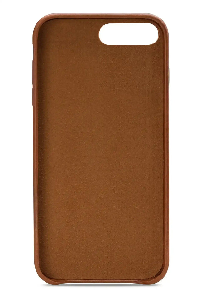 Senza Desire Leather Cover With Card Slot Apple Iphone 7 Plus/8 Plus Burned Cognac Senza