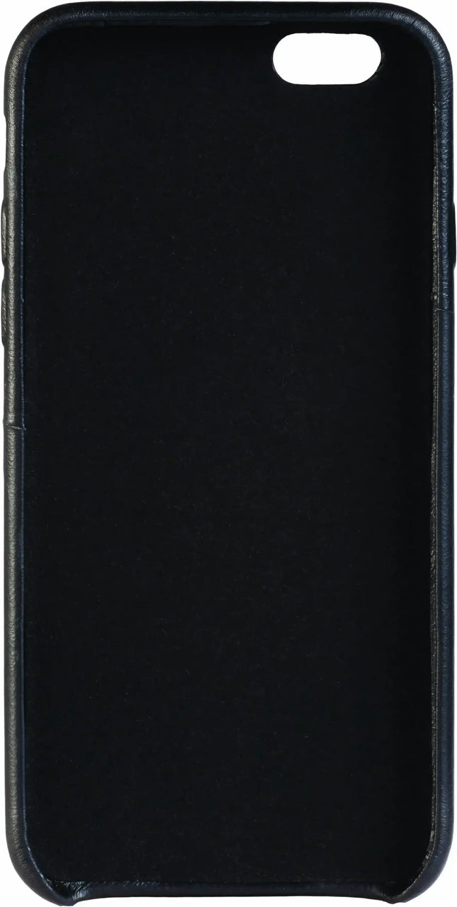 Senza Pure Leather Cover With Card Slot Apple Iphone 6/6S Deep Black Senza