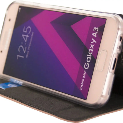 Mobilize Premium Gelly Book Case Samsung Galaxy A3 2017 Soft Pink Mobilize