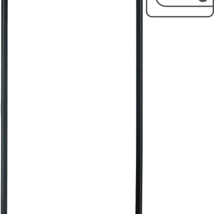 Mobilize Edge-To-Edge Glass Screen Protector Apple Iphone 6/6S Black Full Glue Mobilize