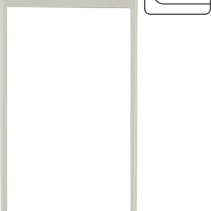Mobilize Edge-To-Edge Glass Screen Protector Apple Iphone 6/6S White Full Glue Mobilize
