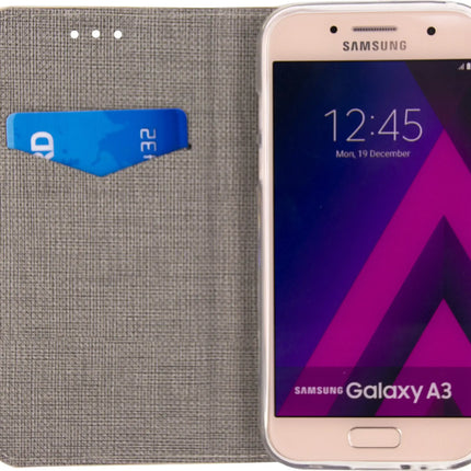 Mobilize Premium Gelly Book Case Samsung Galaxy A3 2017 Alligator Peanut Brown Mobilize