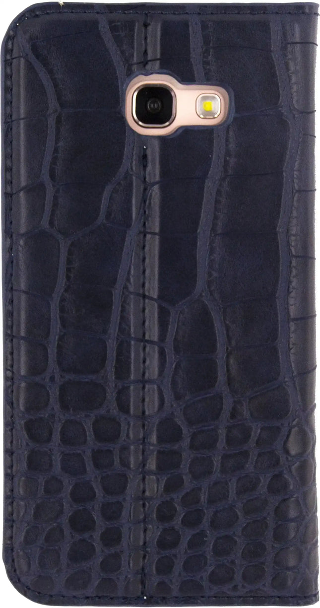 Mobilize Premium Gelly Book Case Samsung Galaxy A3 2017 Alligator Indigo Blue Mobilize