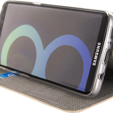 Mobilize Premium Gelly Book Case Samsung Galaxy S8+ Alligator Peanut Brown Mobilize