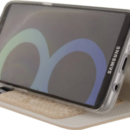 Mobilize Special Premium Gelly Book Case Samsung Galaxy S8 Snake Light Peach Mobilize