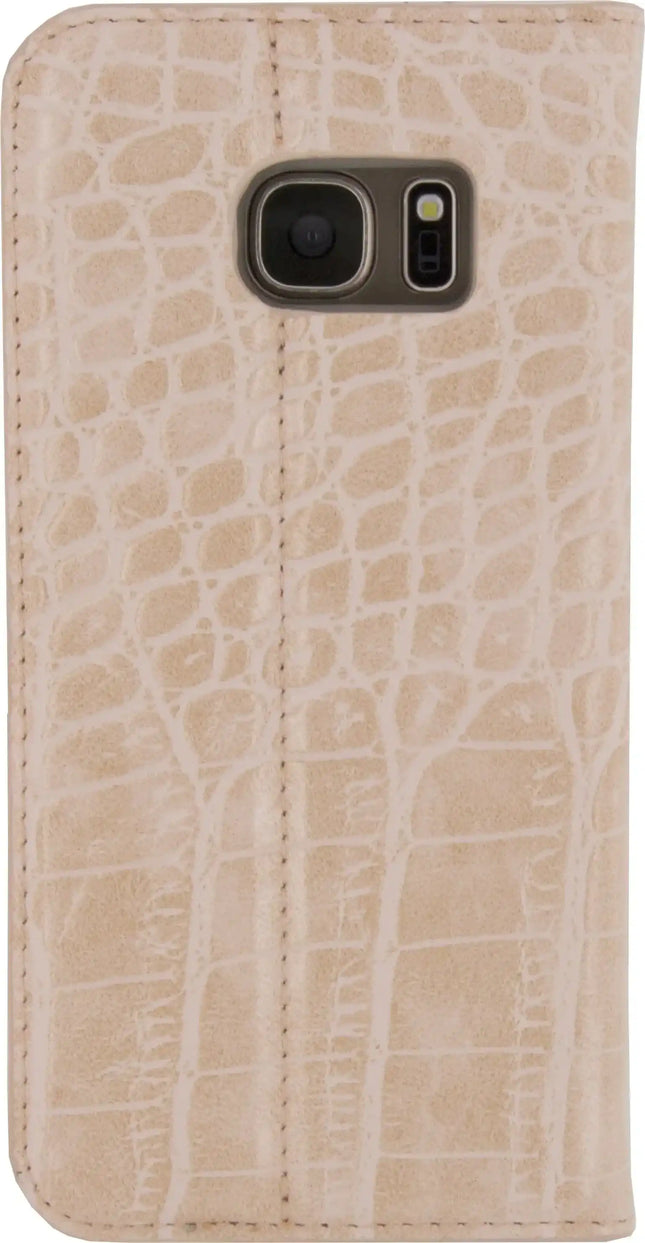 Mobilize Premium Gelly Book Case Samsung Galaxy S7 Alligator Coral Pink Mobilize