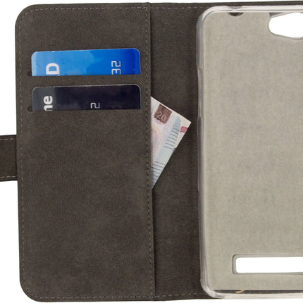 Mobilize Classic Gelly Wallet Book Case Wileyfox Spark + Black Mobilize