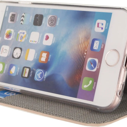 Mobilize Premium Gelly Book Case Apple Iphone 6/6S Alligator Coral Pink Mobilize