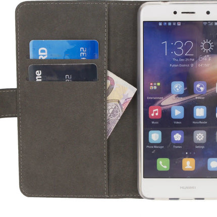 Mobilize Classic Gelly Wallet Book Case Huawei Y7 Prime Black Mobilize