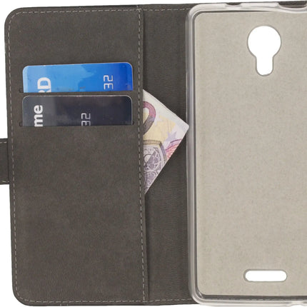 Mobilize Classic Gelly Wallet Book Case Wiko Jerry 2 Black Mobilize