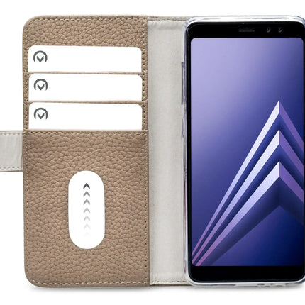 Mobilize Elite Gelly Wallet Book Case Samsung Galaxy A8 2018 Taupe Mobilize