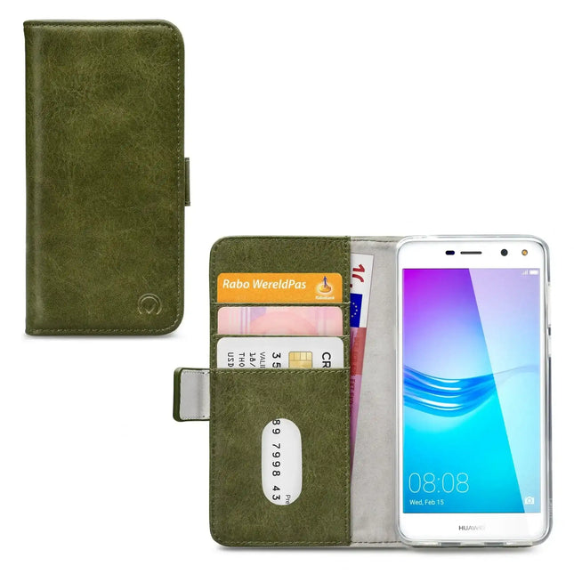 Mobilize Elite Gelly Wallet Book Case Huawei Y5 2017/Y6 2017 Green Mobilize