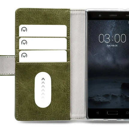 Mobilize Elite Gelly Wallet Book Case Nokia 3 Green Mobilize