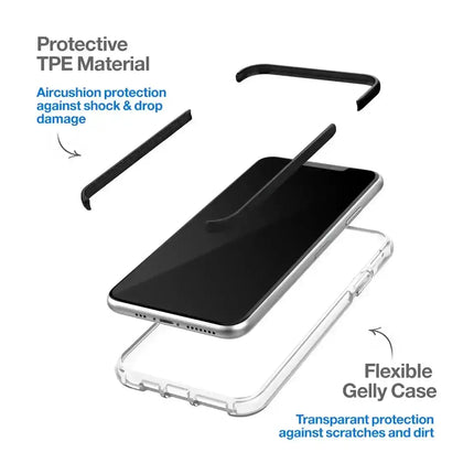 Mobilize Shatterproof Case Samsung Galaxy A8 2018 Black Mobilize