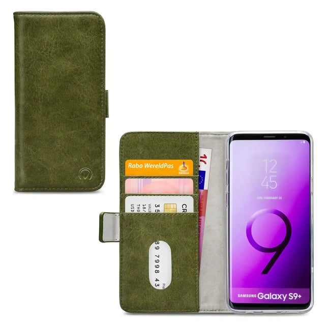 Mobilize Elite Gelly Wallet Book Case Samsung Galaxy S9+ Green Mobilize