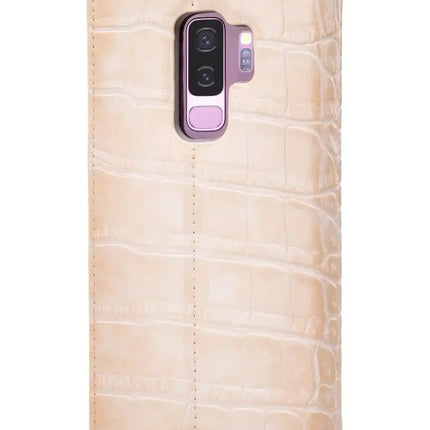 Mobilize Premium Gelly Book Case Samsung Galaxy S9+ Alligator Coral Pink Mobilize