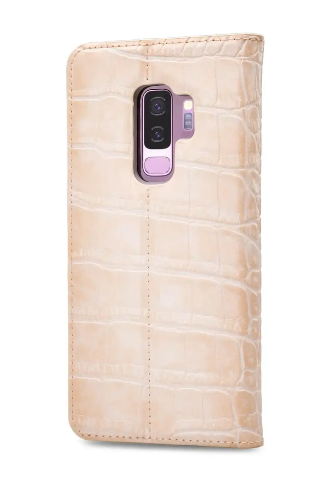 Mobilize Premium Gelly Book Case Samsung Galaxy S9+ Alligator Coral Pink Mobilize