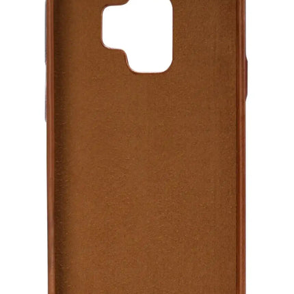 Senza Desire Leather Cover Samsung Galaxy S9 Burned Cognac Senza