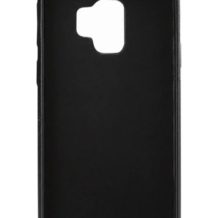 Senza Pure Leather Cover With Card Slot Samsung Galaxy S9 Deep Black Senza