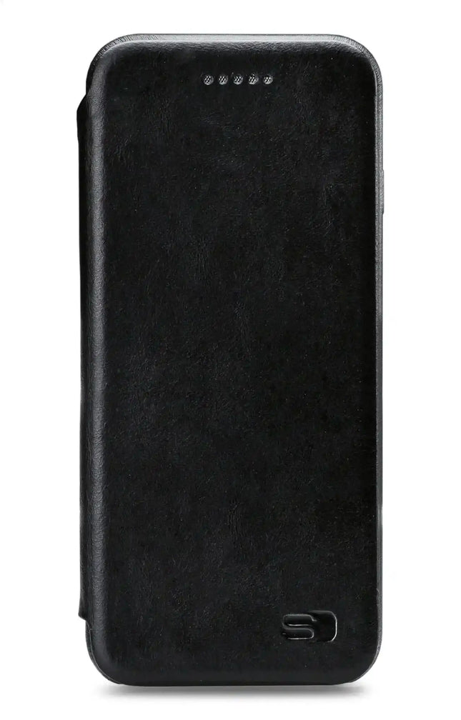 Senza Pure Skinny Leather Wallet Samsung Galaxy S9 Deep Black Senza