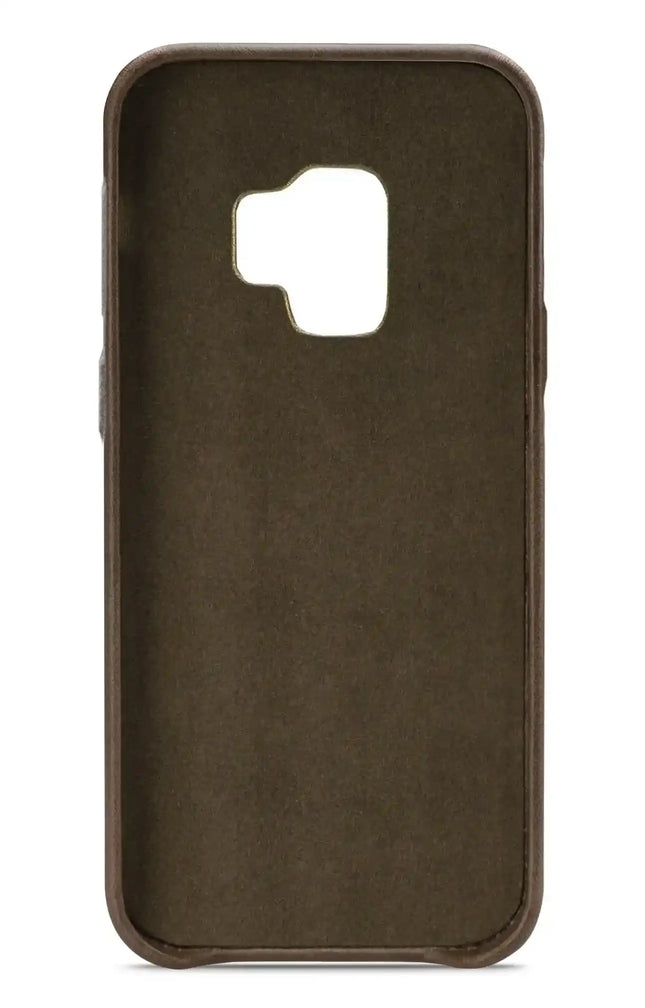 Senza Desire Leather Cover With Card Slot Samsung Galaxy S9 Burned Olive Senza