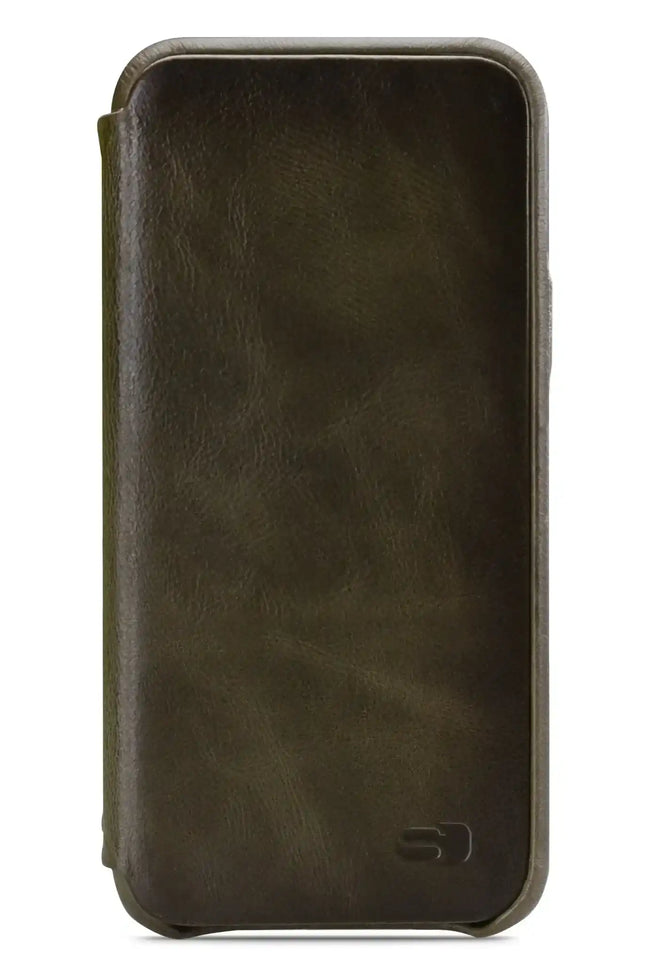 Senza Desire Skinny Leather Wallet Samsung Galaxy S9 Burned Olive Senza