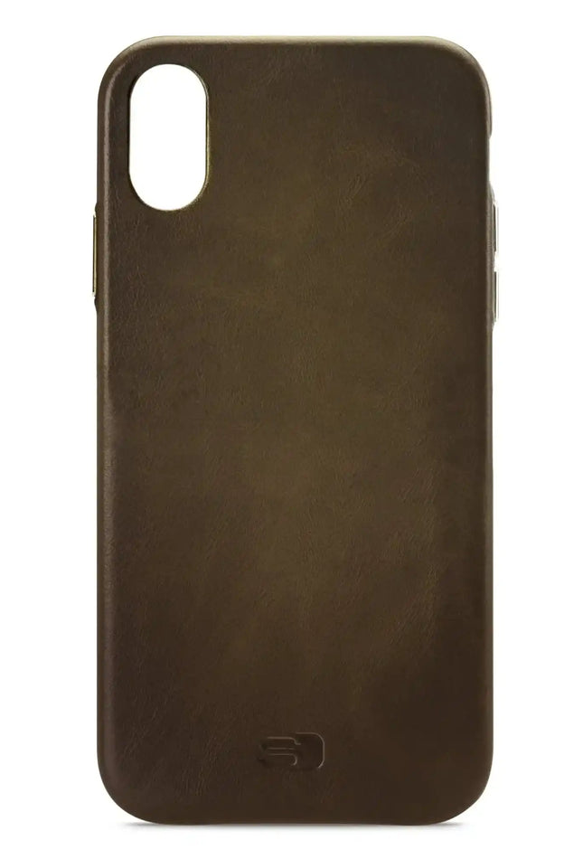 Senza Desire Leather Cover Apple Iphone Xr Burned Olive Senza