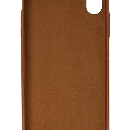 Senza Desire Leather Cover Apple Iphone Xs Max Burned Cognac Senza