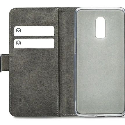 Mobilize Classic Gelly Wallet Book Case Oneplus 6T Black Mobilize