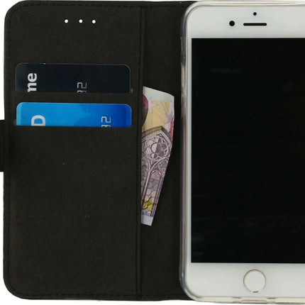 Mobilize Classic Gelly Wallet Book Case Apple Iphone 6/6S/7/8/Se (2020/2022) Black Mobilize