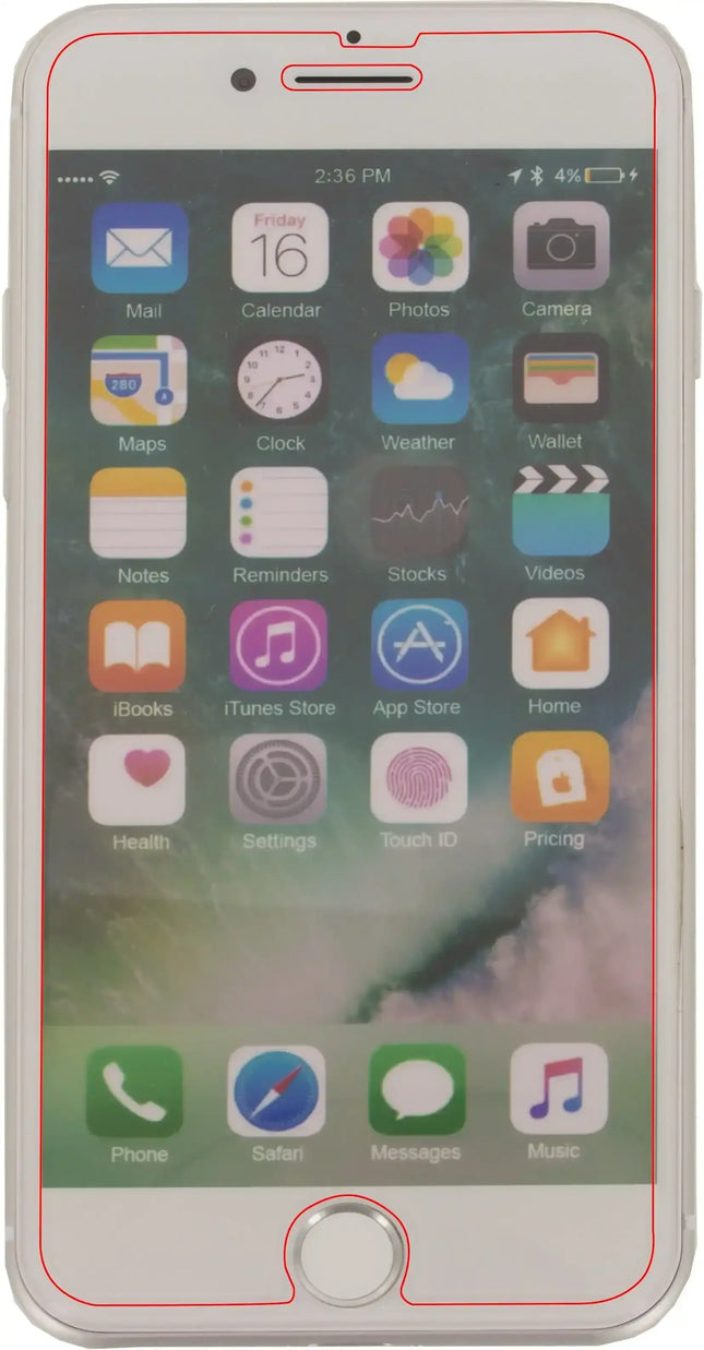 My Style Tempered Glass Screen Protector For Apple Iphone 6/6S Clear (10-Pack) My Style