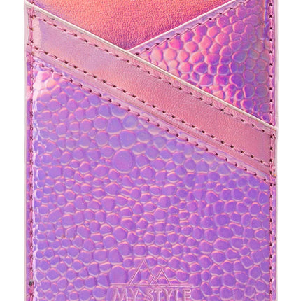 My Style Universal Sticky Card Pocket Pink Shimmer