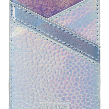 My Style Universal Sticky Card Pocket Silver Shimmer