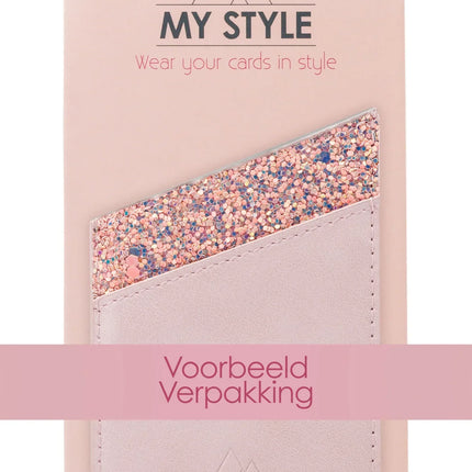 My Style Universal Sticky Card Pocket Silver Shimmer