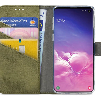 My Style Flex Wallet For Samsung Galaxy S10E Olive