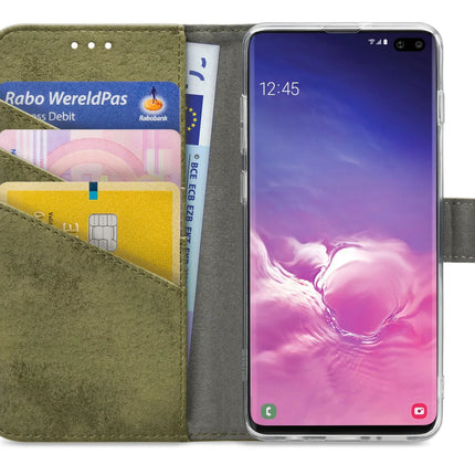 My Style Flex Wallet For Samsung Galaxy S10+ Olive
