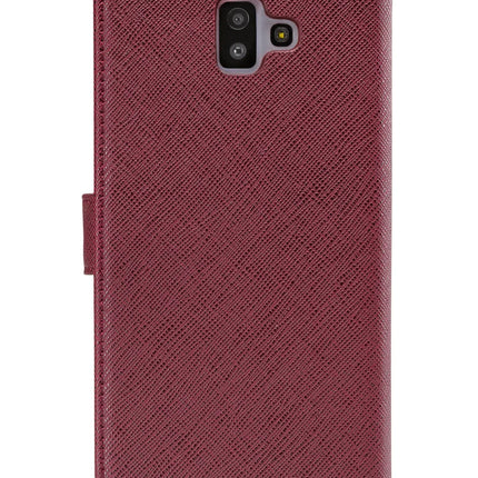 My Style Flex Wallet For Samsung Galaxy J6+ Bordeaux