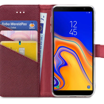 My Style Flex Wallet For Samsung Galaxy J6+ Bordeaux