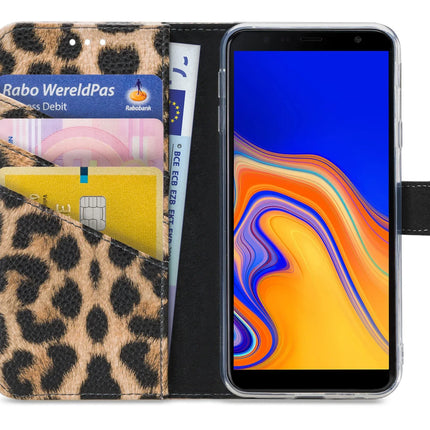 My Style Flex Wallet For Samsung Galaxy J4+ Leopard