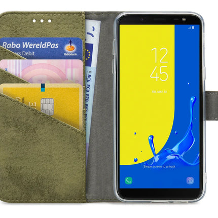 My Style Flex Wallet For Samsung Galaxy J6 2018 Olive